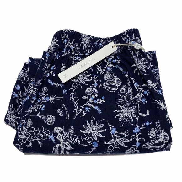 CASLON Cropped Printed Palazzo Pants sz SP - Picture 6 of 12